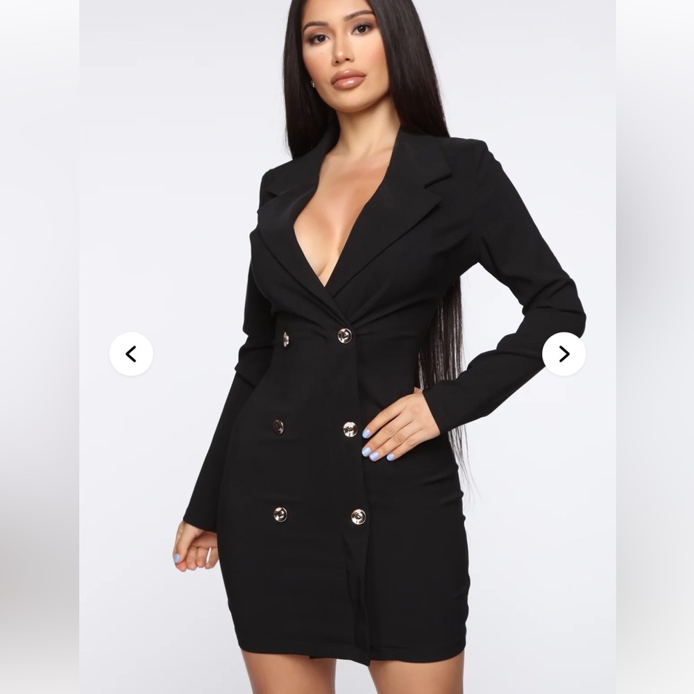 Elegant Black Blazer dress